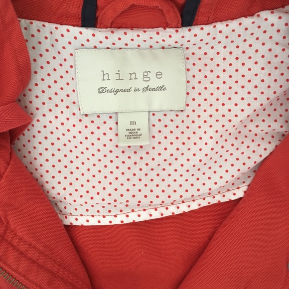 Hinge Orange/Red Utility Jacket - Picture 4 of 5